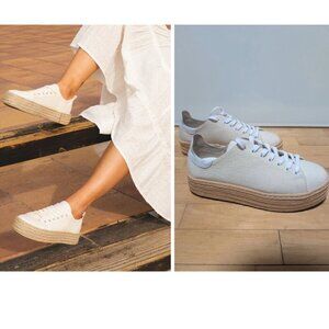 NWT SCHUTZ | Clover Espadrille Flatform Sneakers